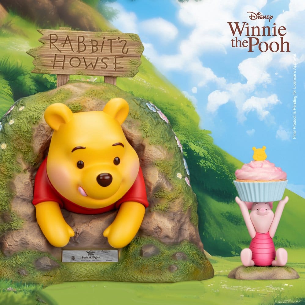 Disney Estatua Master Craft Pooh & Piglet 33 cm