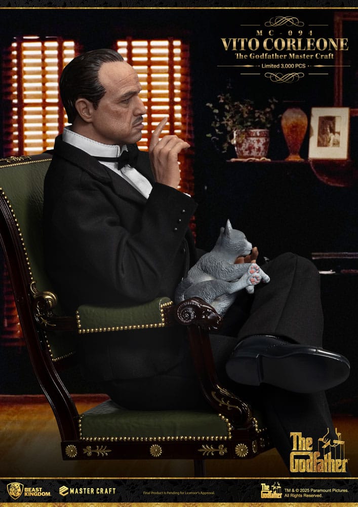 Le Parrain Estatua Master Craft Vito Corleone 31 cm