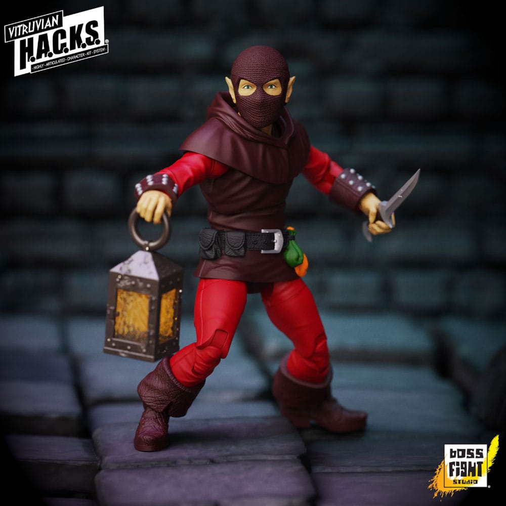Vitruvian H.A.C.K.S. Figura Halfling Scout Dwynn Dellos 