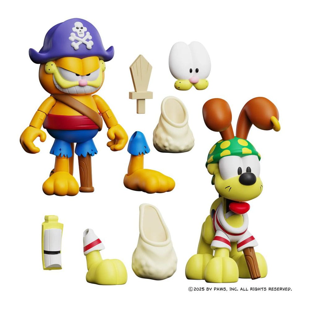 Garfield Pack de 2 Figuras Pirate Garfield and Pirate Odie