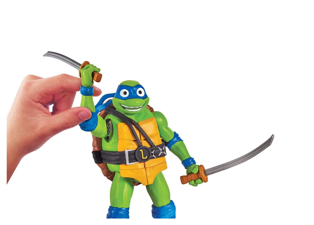 Ninja Turtles: Caos Mutante Ninja Shouts Figura Leonardo 14 cm 