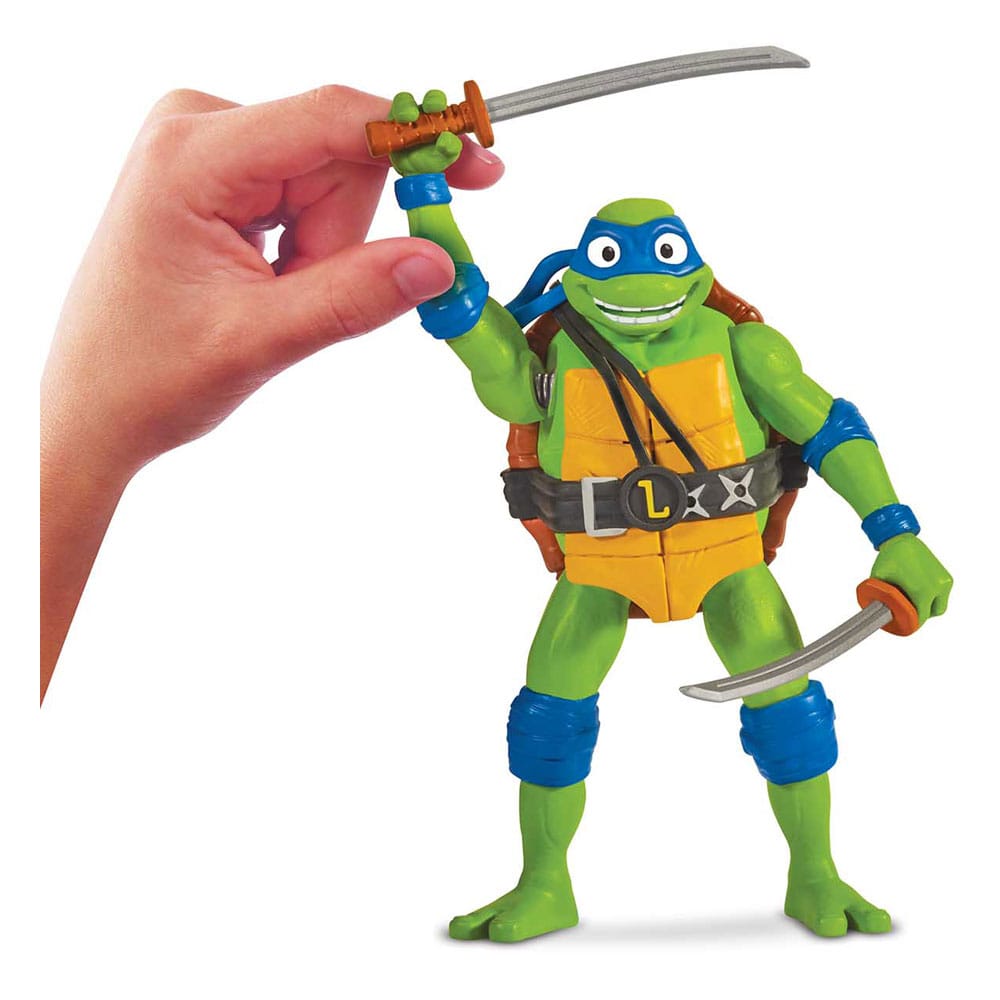 Ninja Turtles: Caos Mutante Ninja Shouts Figura Leonardo 14 cm 