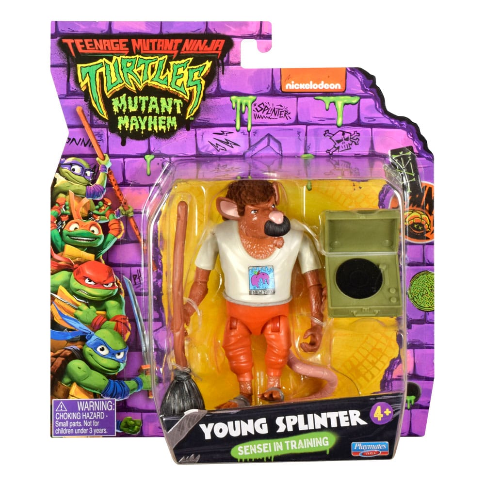 Ninja Turtles: Caos Mutante Figura Young Splinter 11 cm 