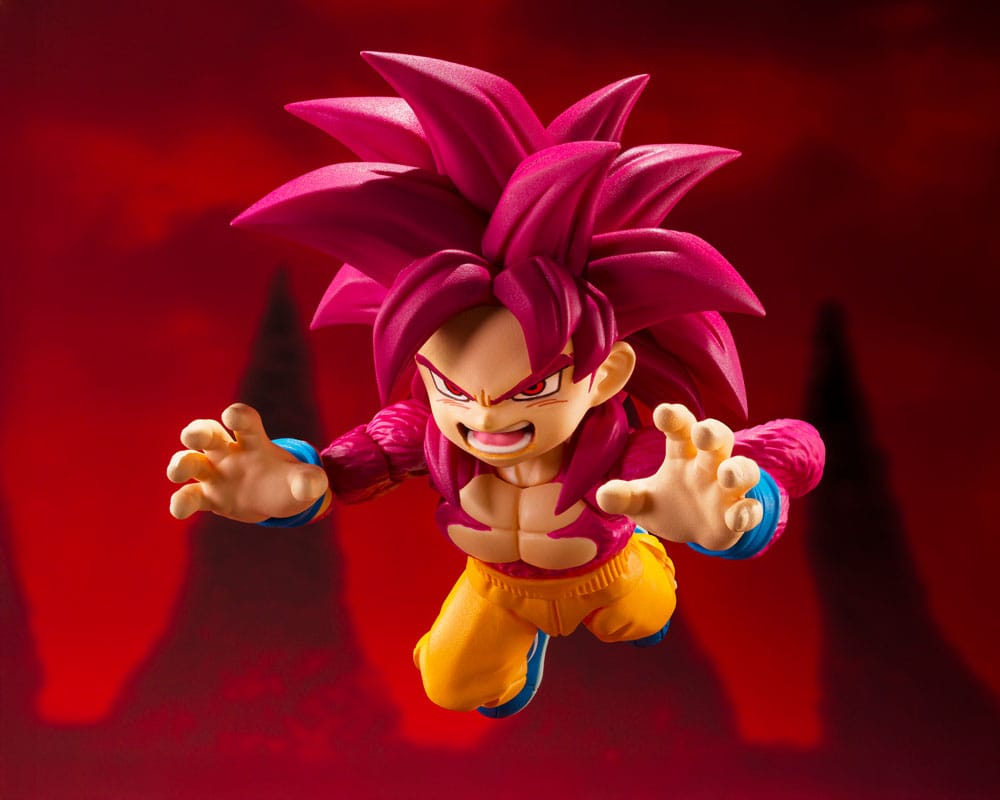 Dragon Ball Daima Figura S.H.Figuarts Super Saiyan Level 4 Son Goku (mini) 8 cm