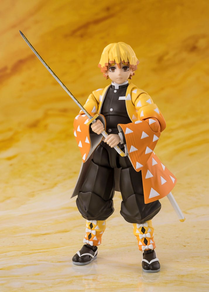 Demon Slayer: Kimetsu no Yaiba Figura S.H. Figuarts Zenitsu Agatsuma 14 cm
