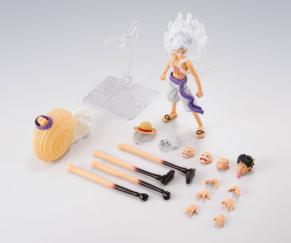 One Piece Figura S.H.Figuarts Monkey D. Luffy Gear 5 -Future Island Egghead- 15 cm