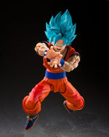 Dragon Ball Super Figura S.H.Figuarts Super Saiyan God Super Son Goku (Blue power transcending Limits) 15 cm       
