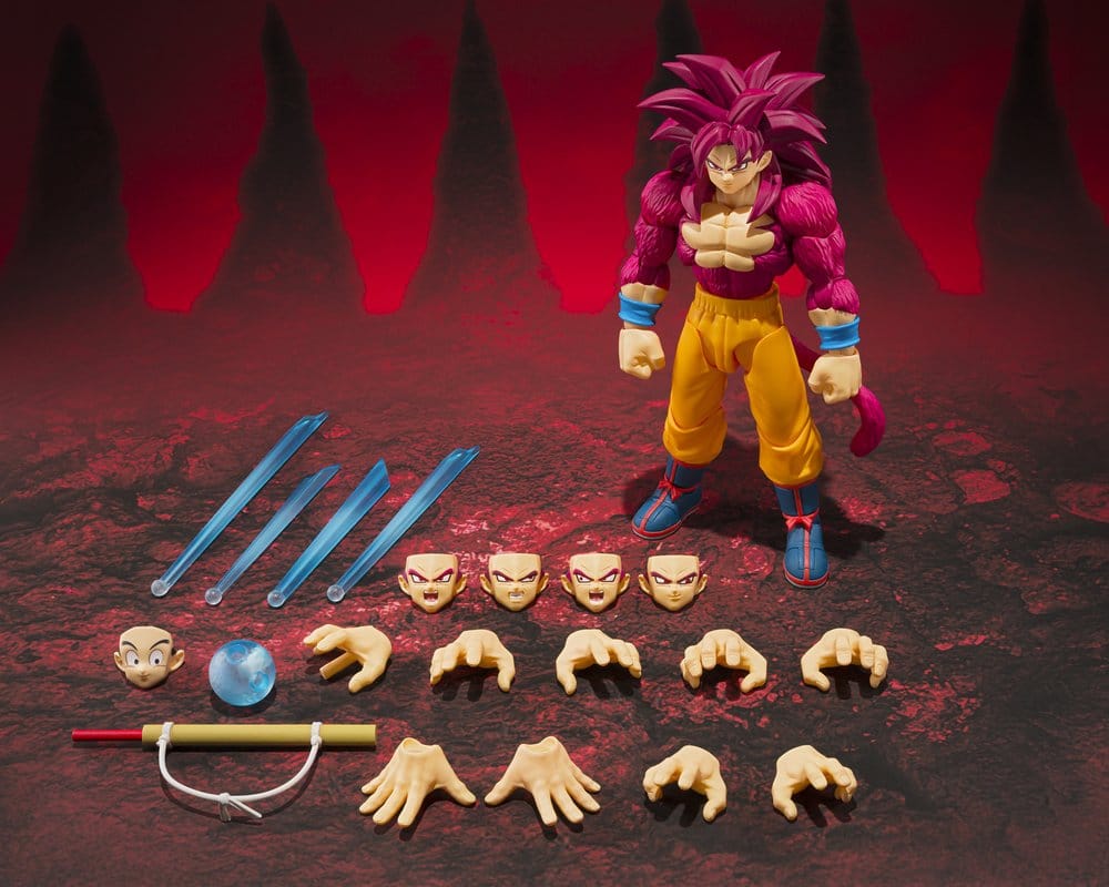 Dragon Ball Figura S.H. Figuarts Super Saiyan 4 Son Goku -Daima- 15 cm