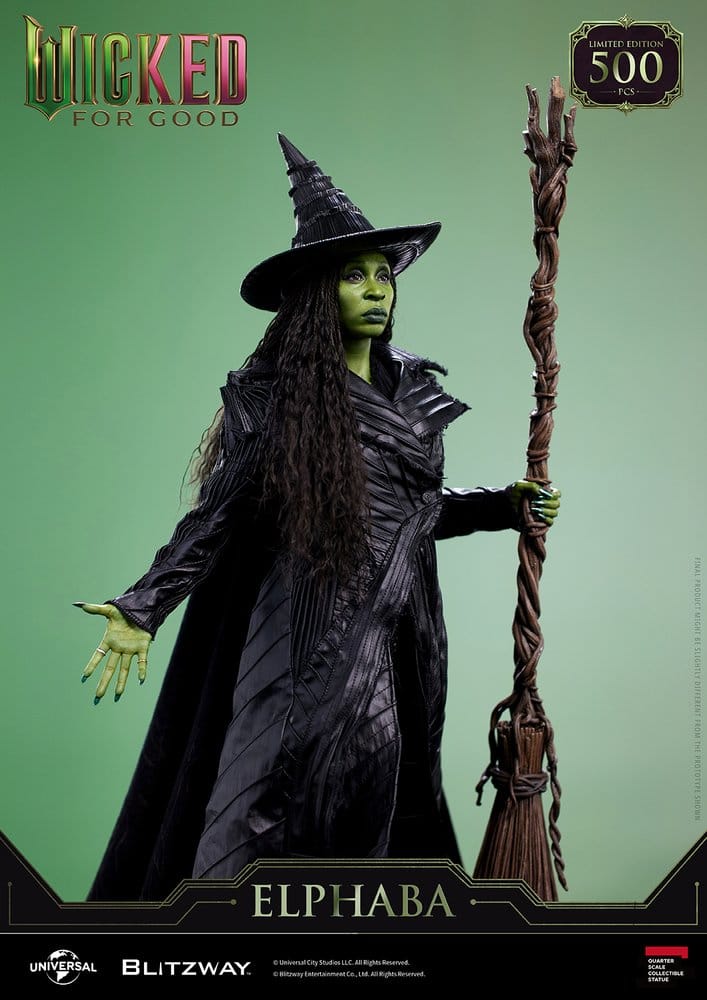 Wicked: Parte II Superb Scale Estatua 1/4 Elphaba 56 cm