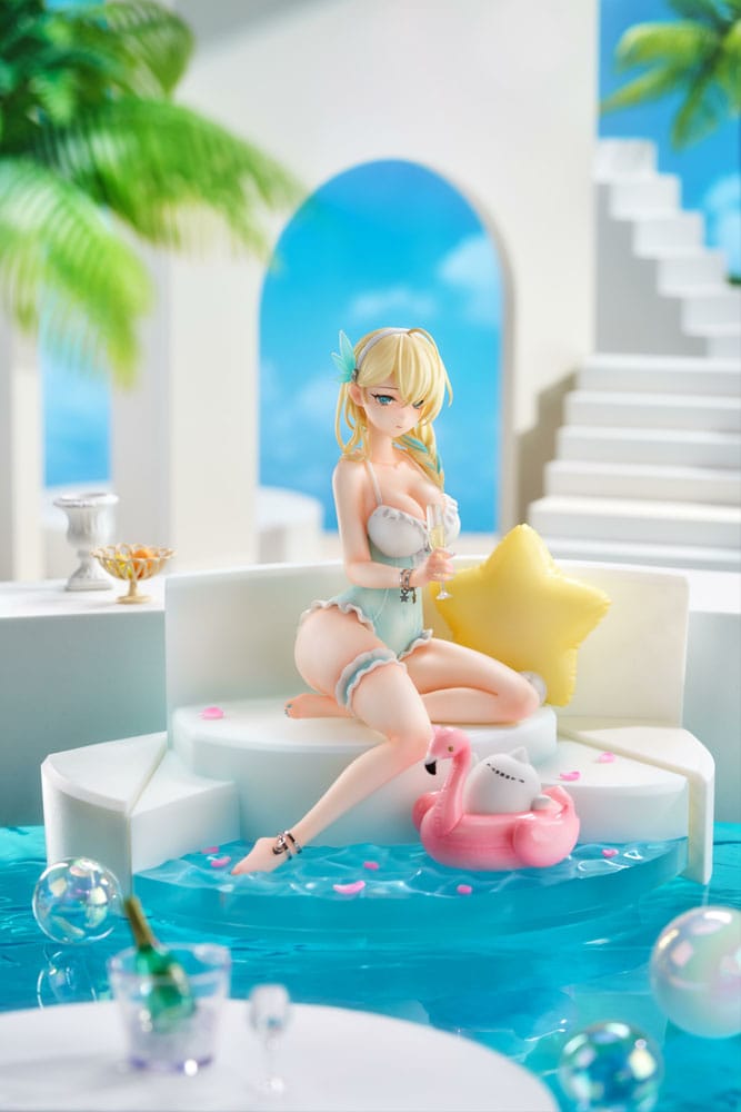 Senkan Shoujo R Estatua PVC 1/7 Lexington (CV-16) Summer of Ingleside Ver. 19 cm   