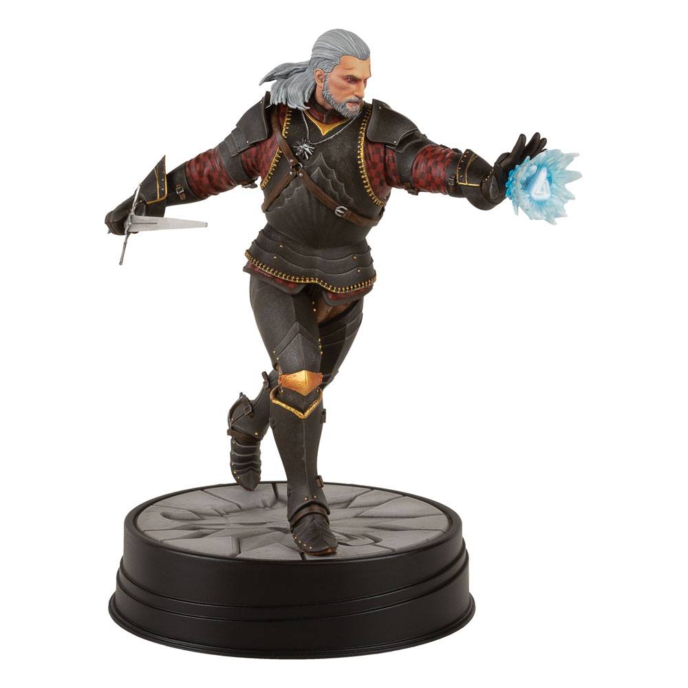 Witcher 3 Wild Hunt Estatua PVC Geralt Toussaint Tourney Armor 20 cm