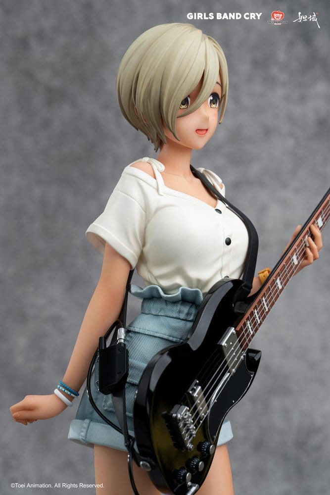 Girls Band Cry Estatua PVC 1/7 Natsu wo Mankitsu shite Sakebe Series No. 3 Rupa 26 cm   