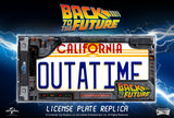 Back To The Future Replica 1/1 ´Outatime´ DeLorean Matrícula 