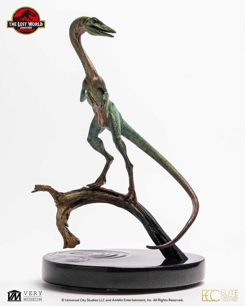 Jurassic Park 2: el mundo perdido Estatua 2/3 Compsognathus Bronze 28 cm