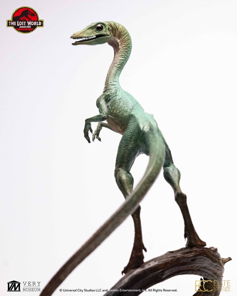 Jurassic Park 2: el mundo perdido Estatua 2/3 Compsognathus Bronze 28 cm