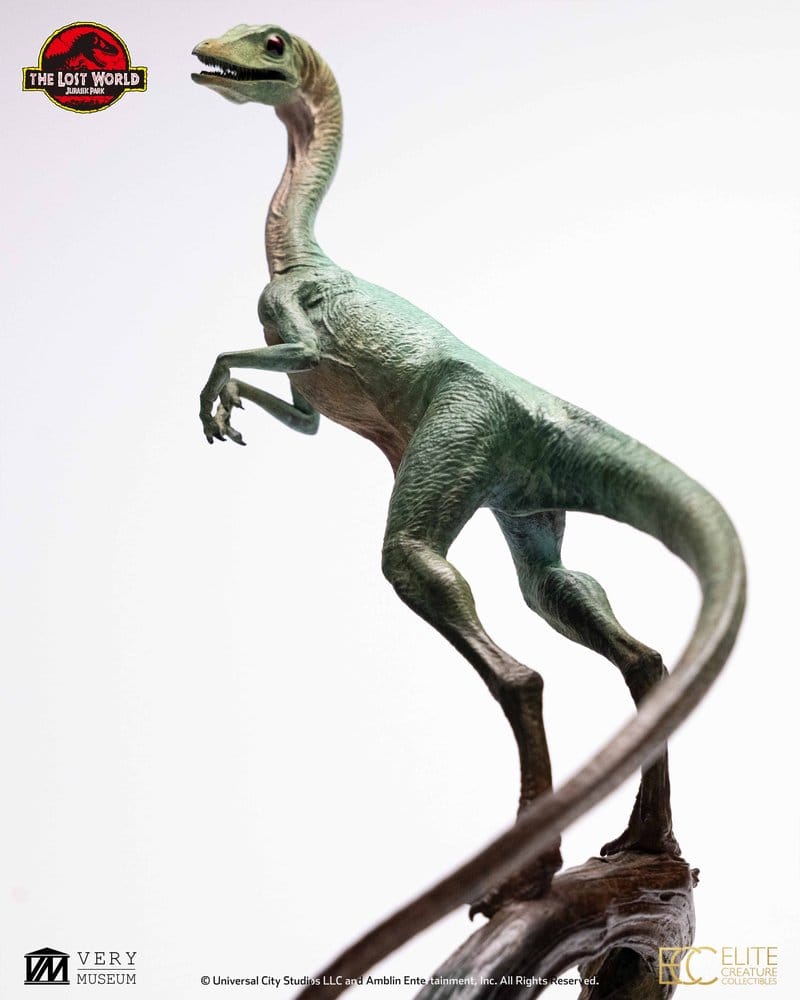 Jurassic Park 2: el mundo perdido Estatua 2/3 Compsognathus Bronze 28 cm