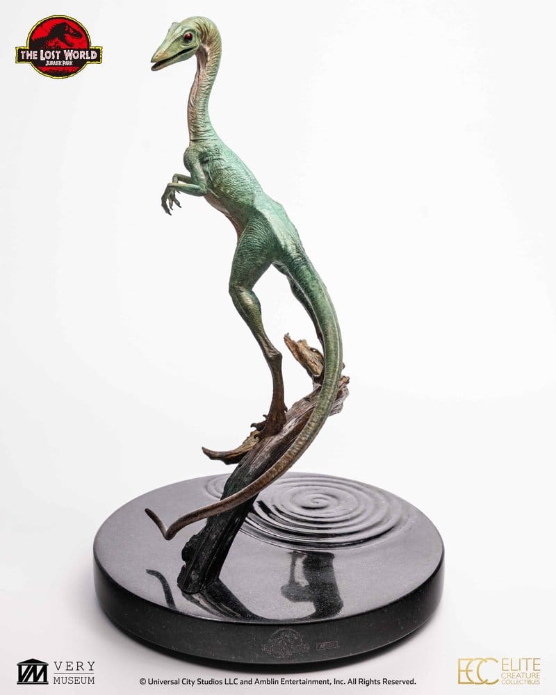 Jurassic Park 2: el mundo perdido Estatua 2/3 Compsognathus Bronze 28 cm
