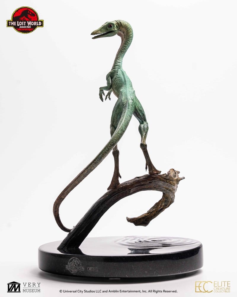 Jurassic Park 2: el mundo perdido Estatua 2/3 Compsognathus Bronze 28 cm