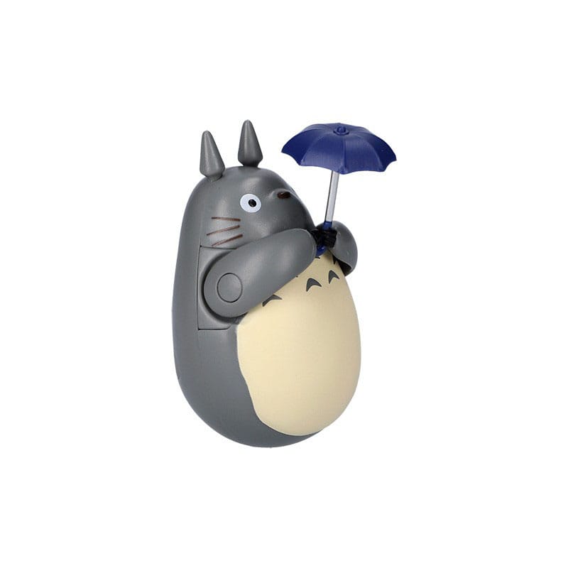Mi vecino Totoro Figura de fondo redondo Big Totoro with leaf 7 cm