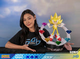 Sonic The Hedgehog Resin Estatua Sonic Frontiers Super Sonic 45 cm