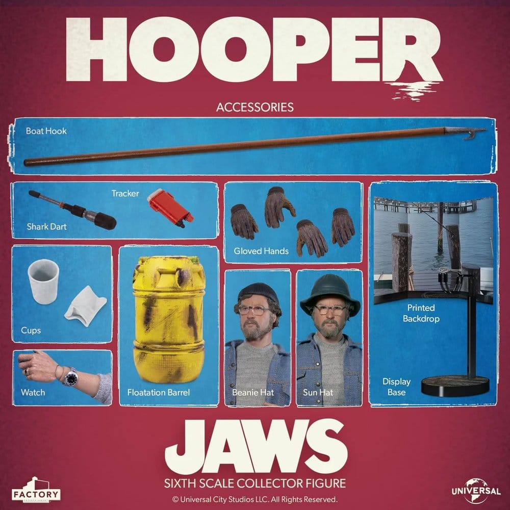 Tiburón Figura 1/6 Hooper 30 cm