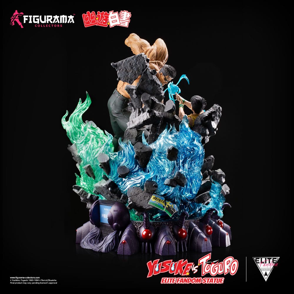 Yu Yu Hakusho Estatua Elite Exclusive 1/6 Yusuke vs Toguro 59 cm