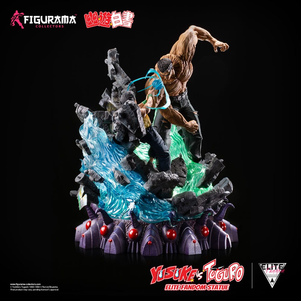 Yu Yu Hakusho Estatua Elite Exclusive 1/6 Yusuke vs Toguro 59 cm