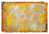 World of Warcraft Metallreplikat der Karte von Azeroth, limitierte Edition, 12 x 18 cm