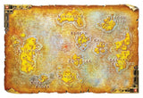 World of Warcraft Réplica Metal Map of Azeroth Limited Edition 12 x 18 cm