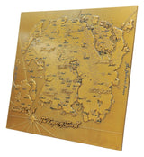 The Elder Scrolls Réplica Metal Map of Tamriel Limited Edition 15 x 13 cm