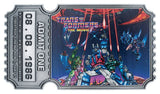 Transformers Réplica The Movie 40th Anniversary Movie Ticket Limited Edition 9 x 16 cm