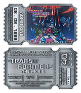 Transformers Réplica The Movie 40th Anniversary Movie Ticket Limited Edition 9 x 16 cm