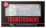 Transformers Réplica The Movie 40th Anniversary Movie Ticket Limited Edition 9 x 16 cm