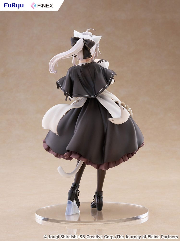 Wandering Witch: The Journey of Elaina F:NEX estatua PVC 1/7 Elaina Maid costume with cat ears Ver. 24 cm  