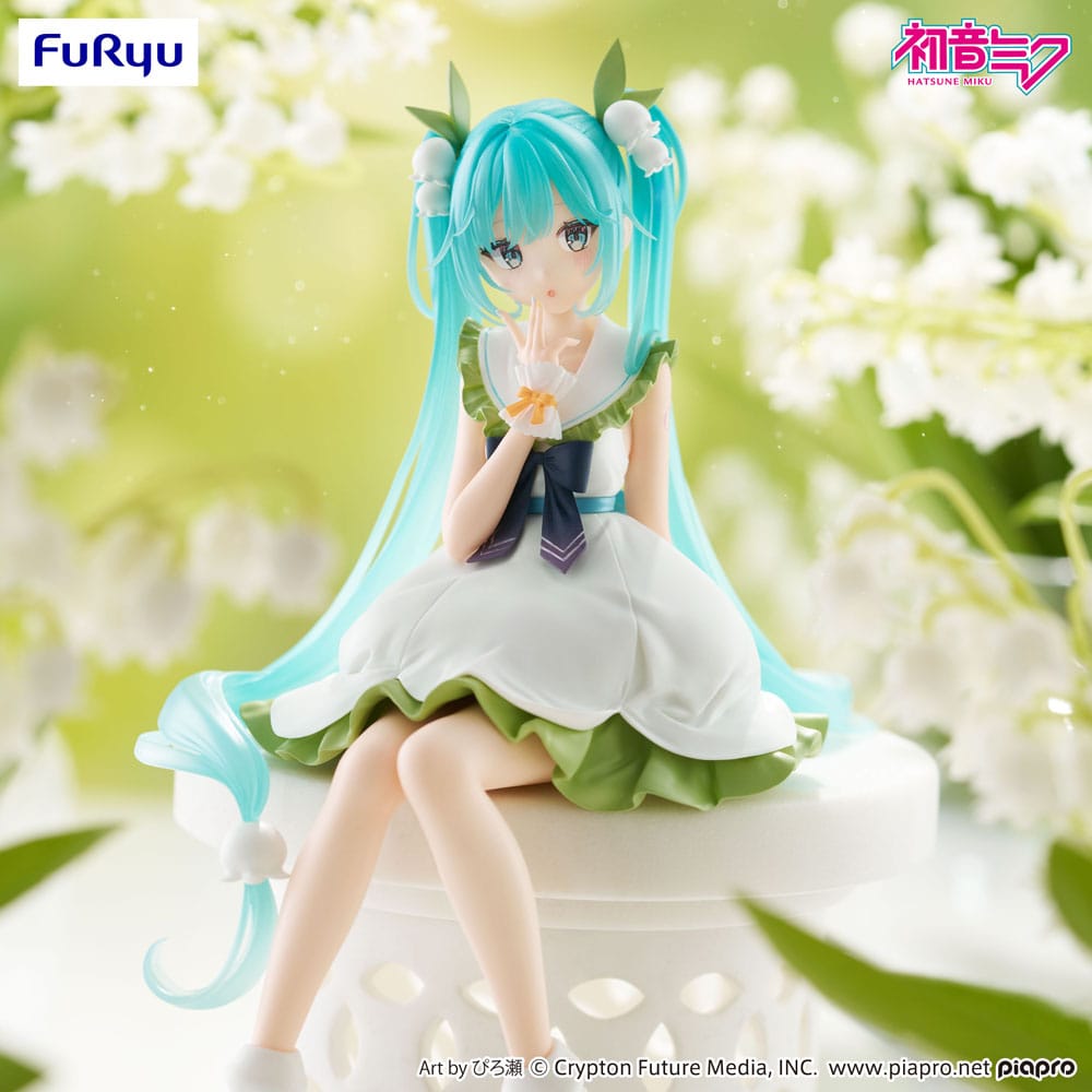 Hatsune Miku Estatua PVC Noodle Stopper Flower Fairy Lily of the Valley 14 cm  