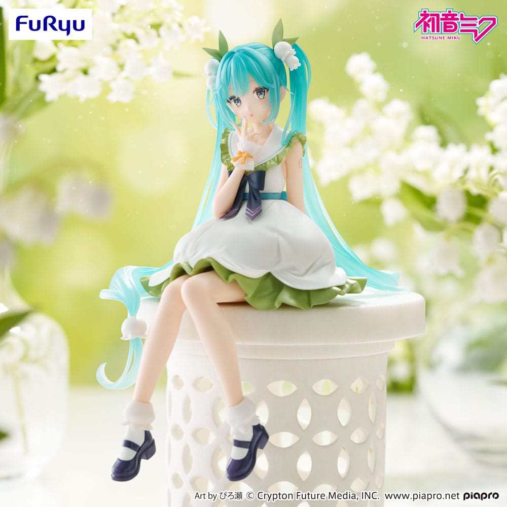 Hatsune Miku Estatua PVC Noodle Stopper Flower Fairy Lily of the Valley 14 cm  