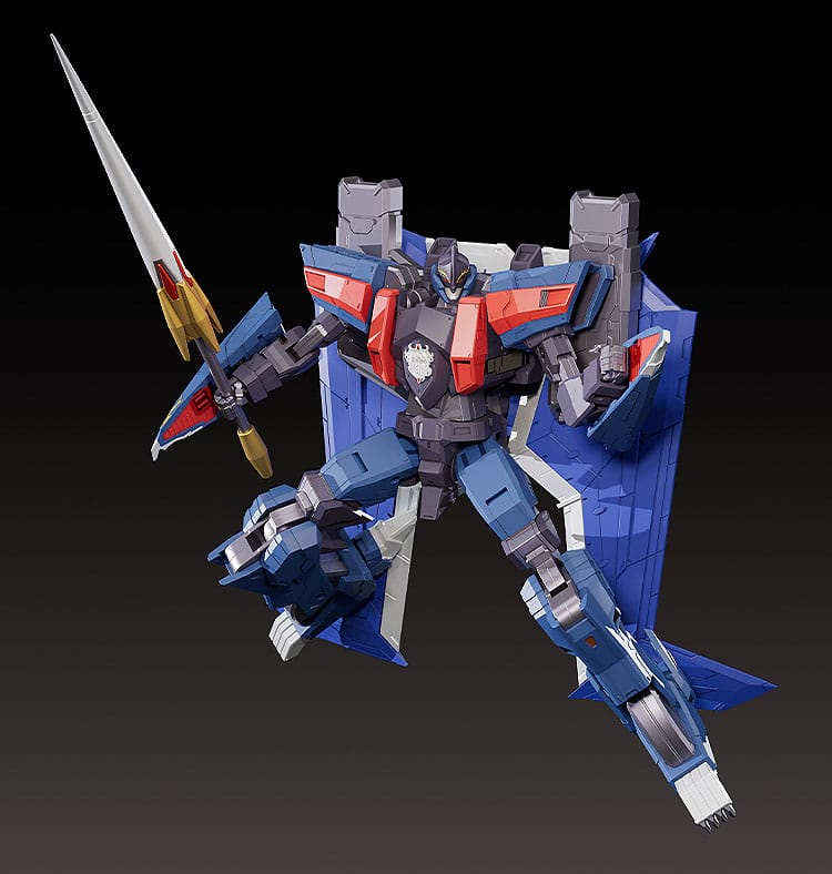 Dancouga - Super Beast Machine God Maqueta Diecast / PVC Figura The Gattai Black Wing 20 cm   
