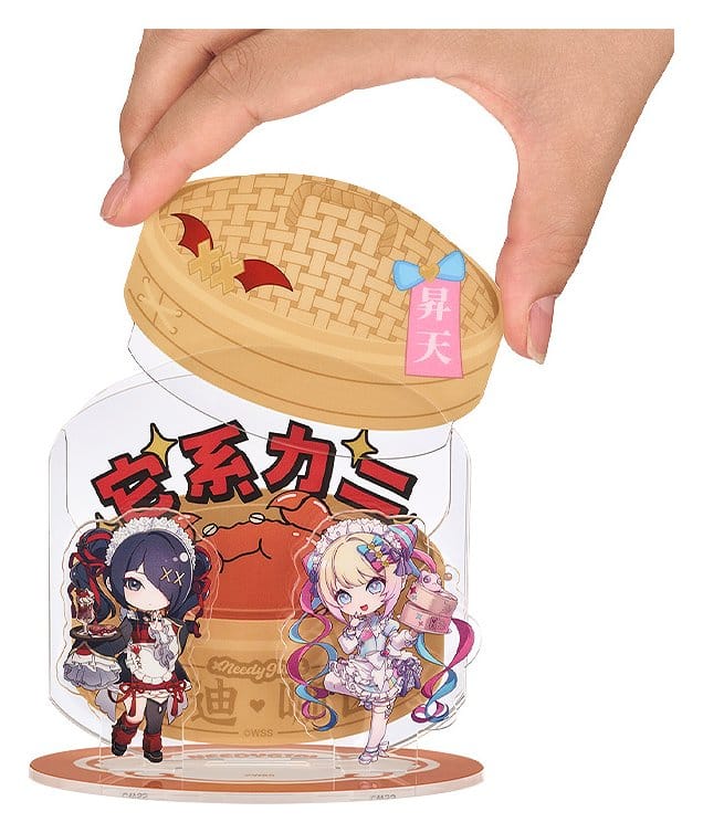 Needy Streamer Overload Needy Streamer Chinese Restaurant Series Diorama Acrílico Chibi