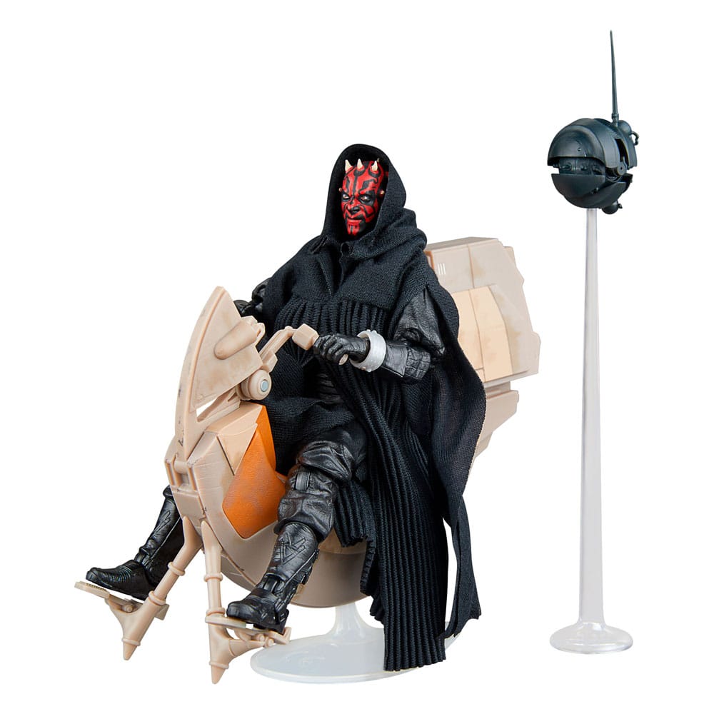 Star Wars Episode I Black Series Vehículo con Figura Darth Maul & Sith Speeder 25th Anniversary