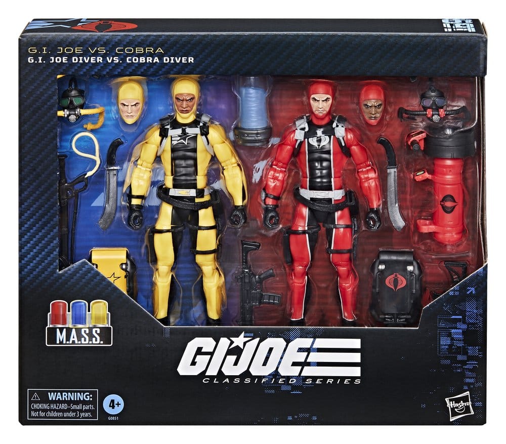 G.I. Joe Classified Series Pack de 2 Figuras #169 G.I. Joe Diver vs. Cobra Diver 15 cm