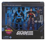 G.I. Joe Classified Series Pack de 2 Figuras Snake Eyes & Kim "Jinx" Arashikage 15 cm