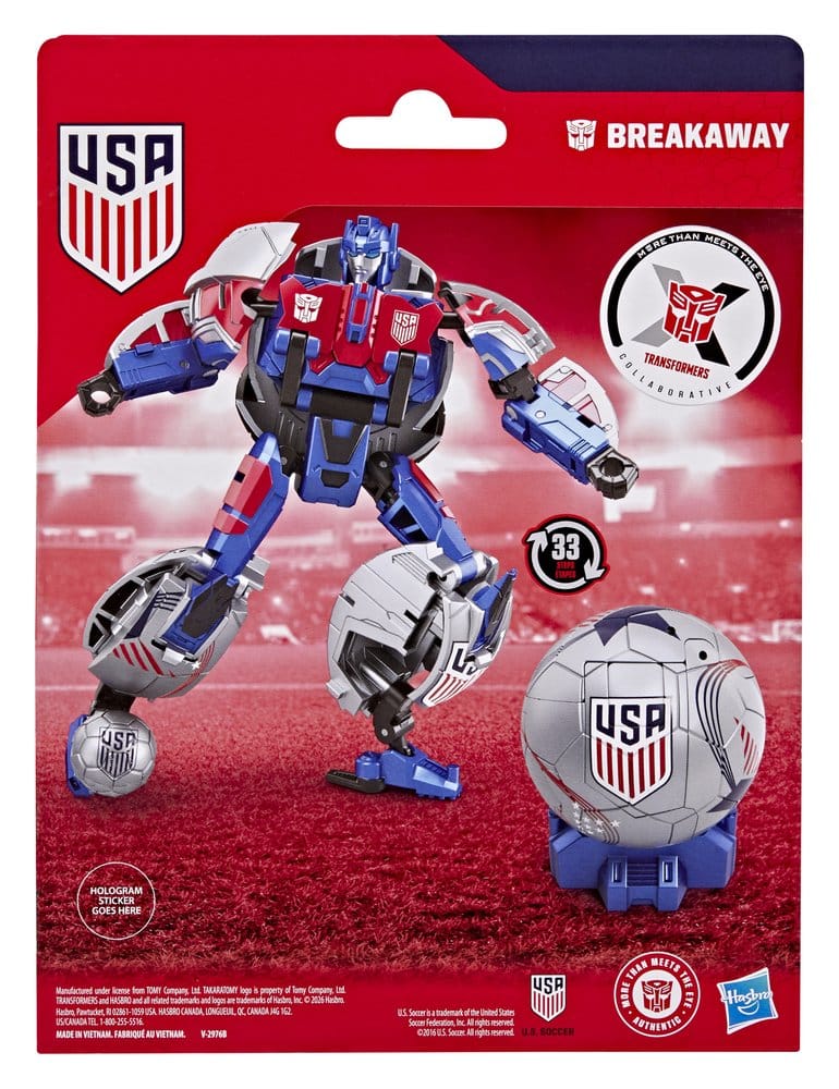 Transformers x US Soccer Federation Figura Breakaway 14 cm