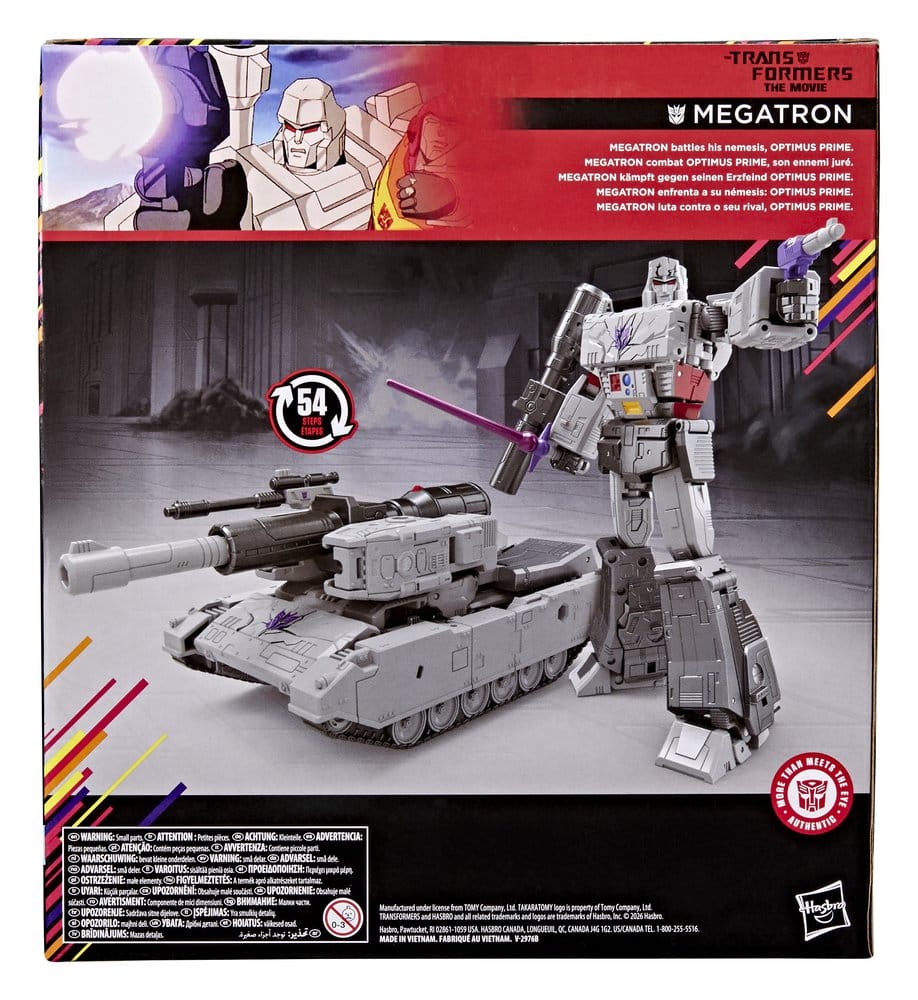 The Transformers: The Movie Studio Series Leader Class Figura MTMTE Collection: Megatron 22 cm