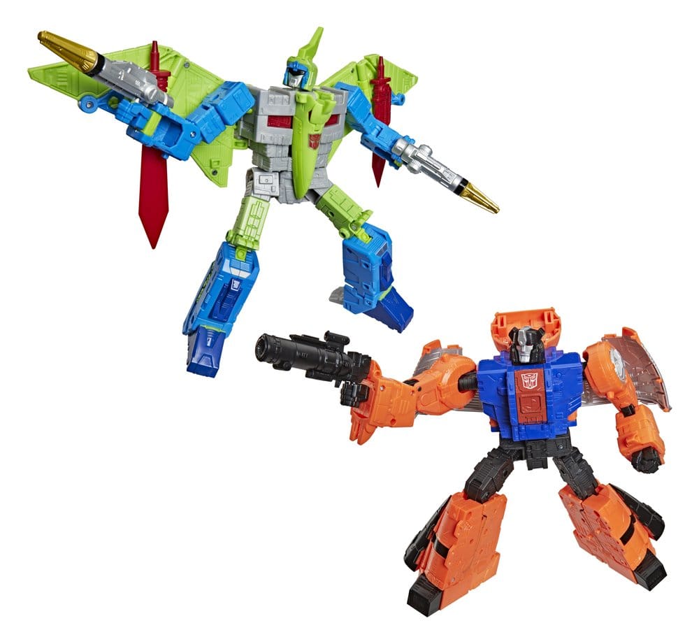 Transformers Age of the Primes Leader Class Pack de 2 Figuras G2 G2 Dinobot Swoop &amp; G2 Dinobot Sludge 19 cm