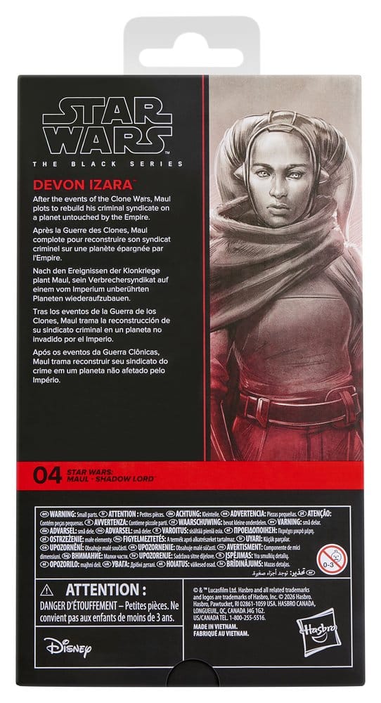 Star Wars: Maul - Shadow Lord Black Series Figura Devon Izara 15 cm