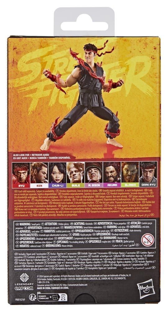 Street Fighter Figura Dark Ryu 15 cm