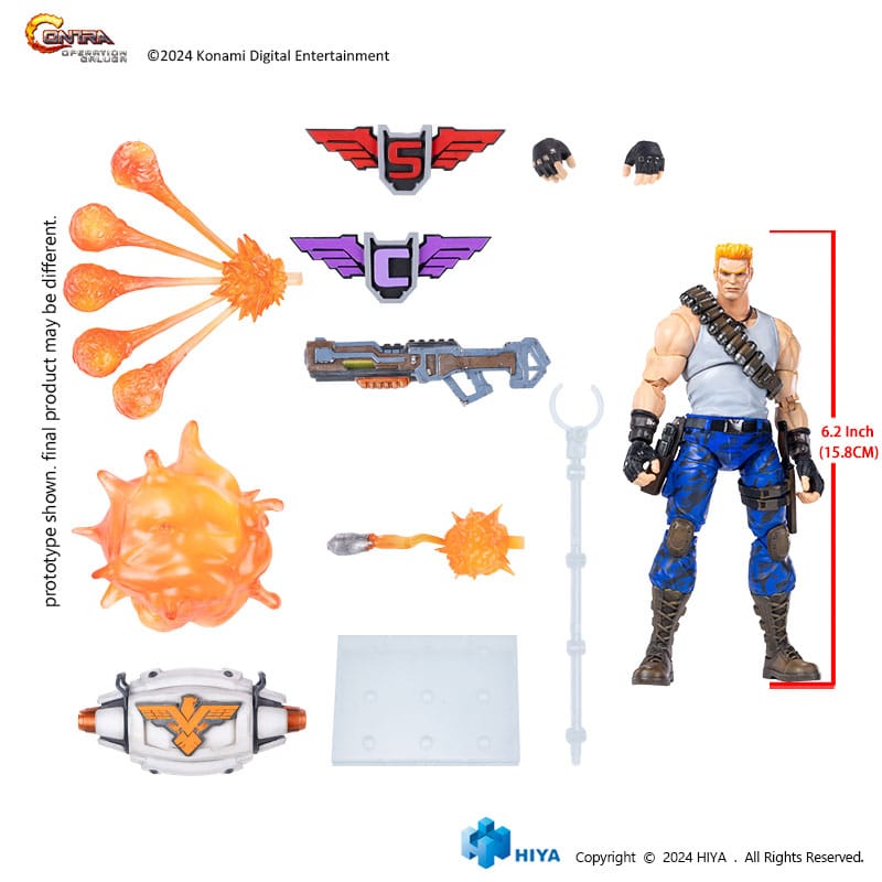Contra: Operation Galuga Figura Exquisite Basic Bill Rizer 16 cm 