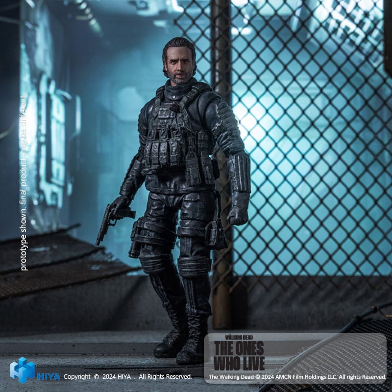 The Walking Dead: The Ones Who Lived Figura 1/18 Exquisite Mini Rick Grimes 11 cm 