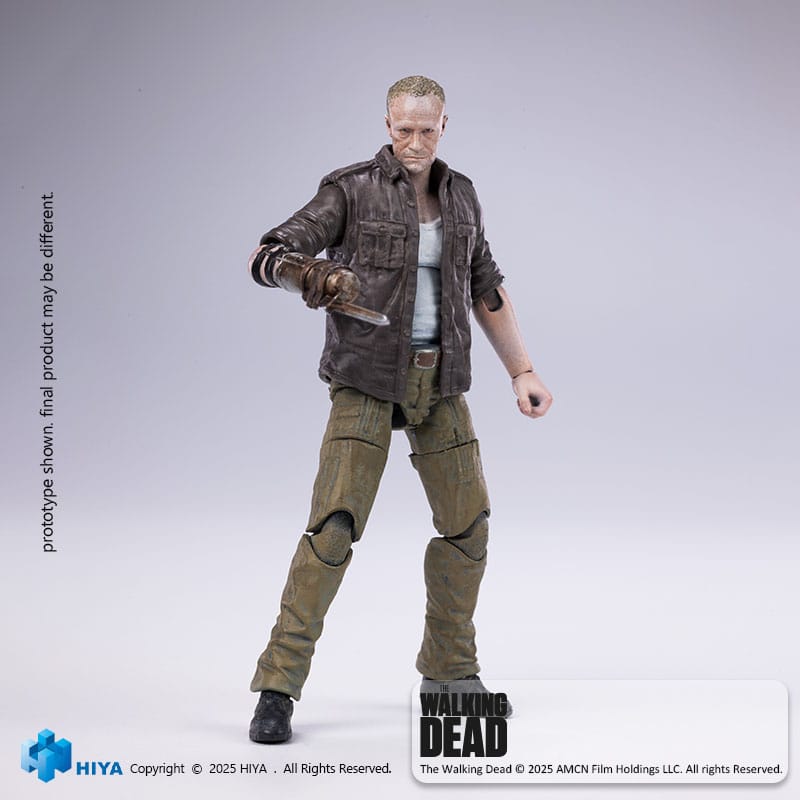 The Walking Dead Figura 1/18 Exquisite Mini Merle 11 cm   
