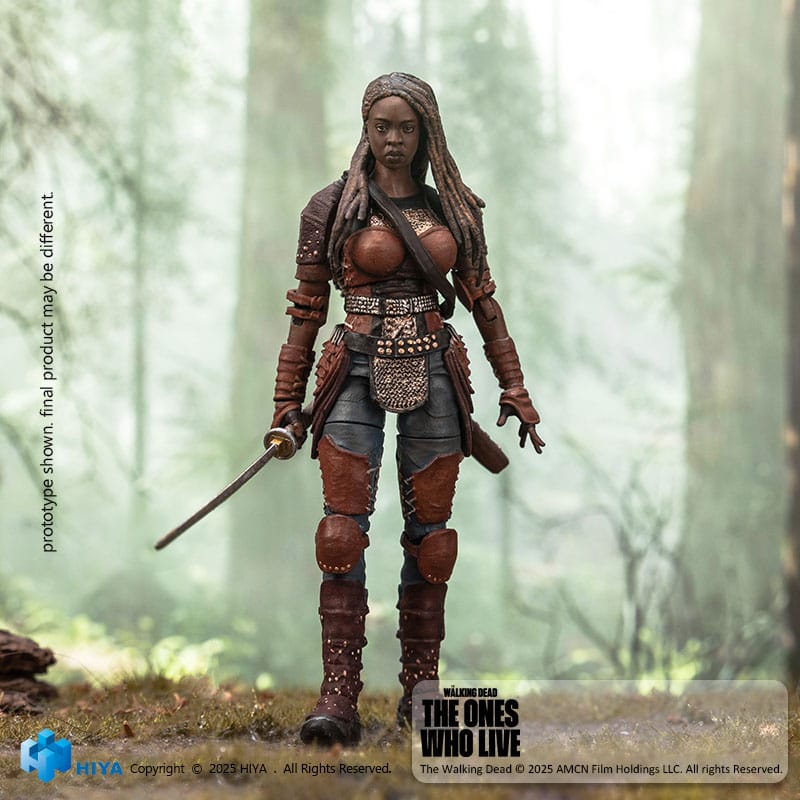 The Walking Dead: The Ones Who Lived Figura 1/18 Exquisite Mini Michonne 10 cm  